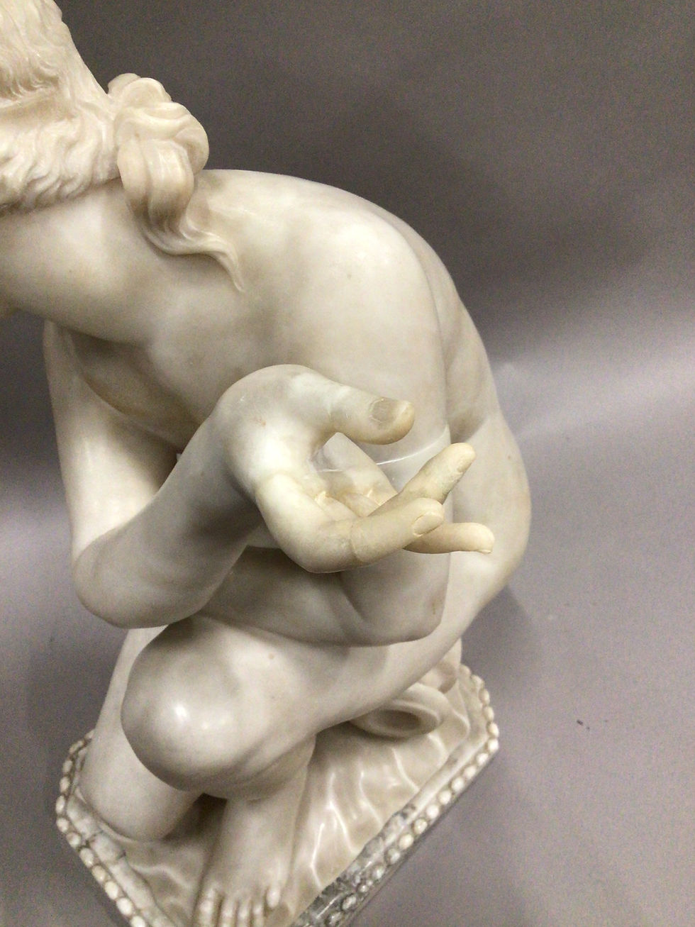 Thumbnail: Large marble figure of Crouching Venus