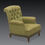 Thumbnail: 19th Century Upholstered Easy Armchair