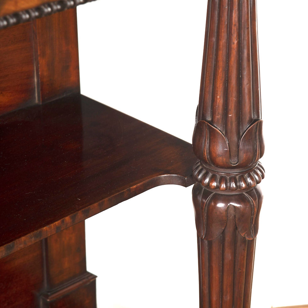 Thumbnail: Regency Mahogany Hall Table