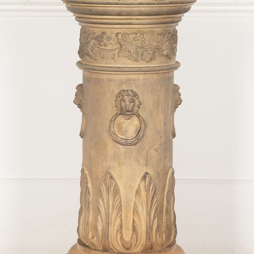 Thumbnail: 19th Century Neoclassical Terracotta Pedestal