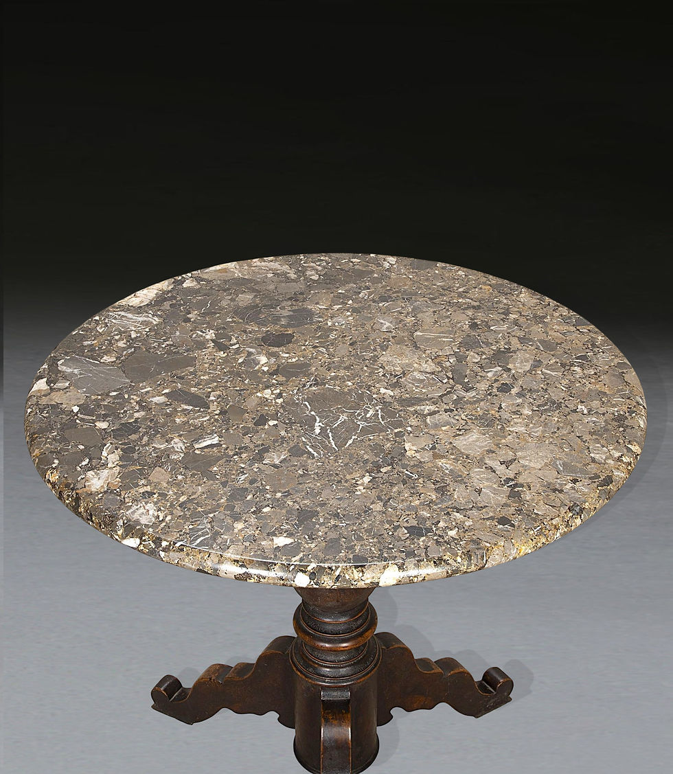Thumbnail: 19th Century Marble Top Centre Table