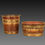 Thumbnail: Two 19th Century Folk Art Decorated Buckets
