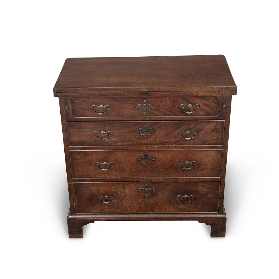 Thumbnail: Rare 18th Century Mahogany bachelors Chest