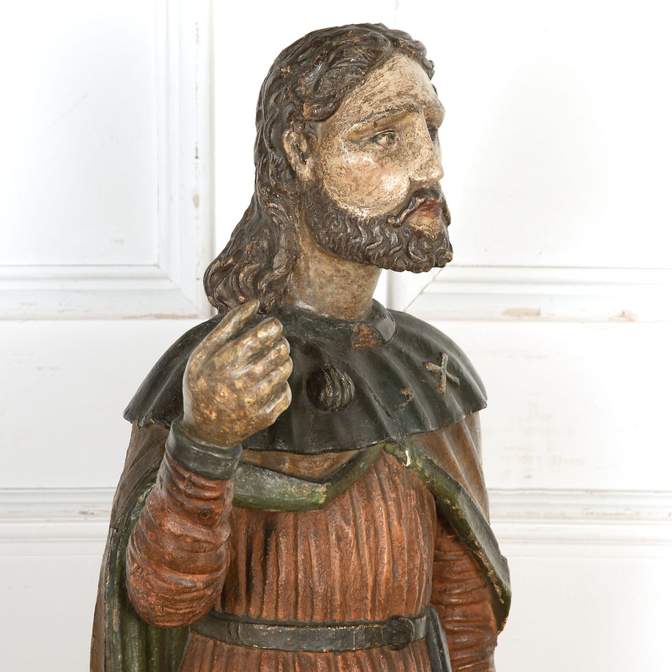 Thumbnail: Large 18th Century Carving of St. Roche
