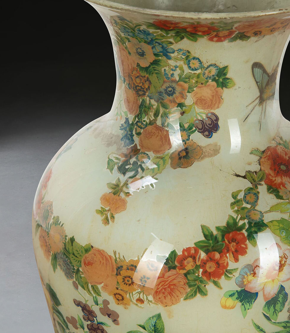 Thumbnail: 19th Century Decalcomania Vase
