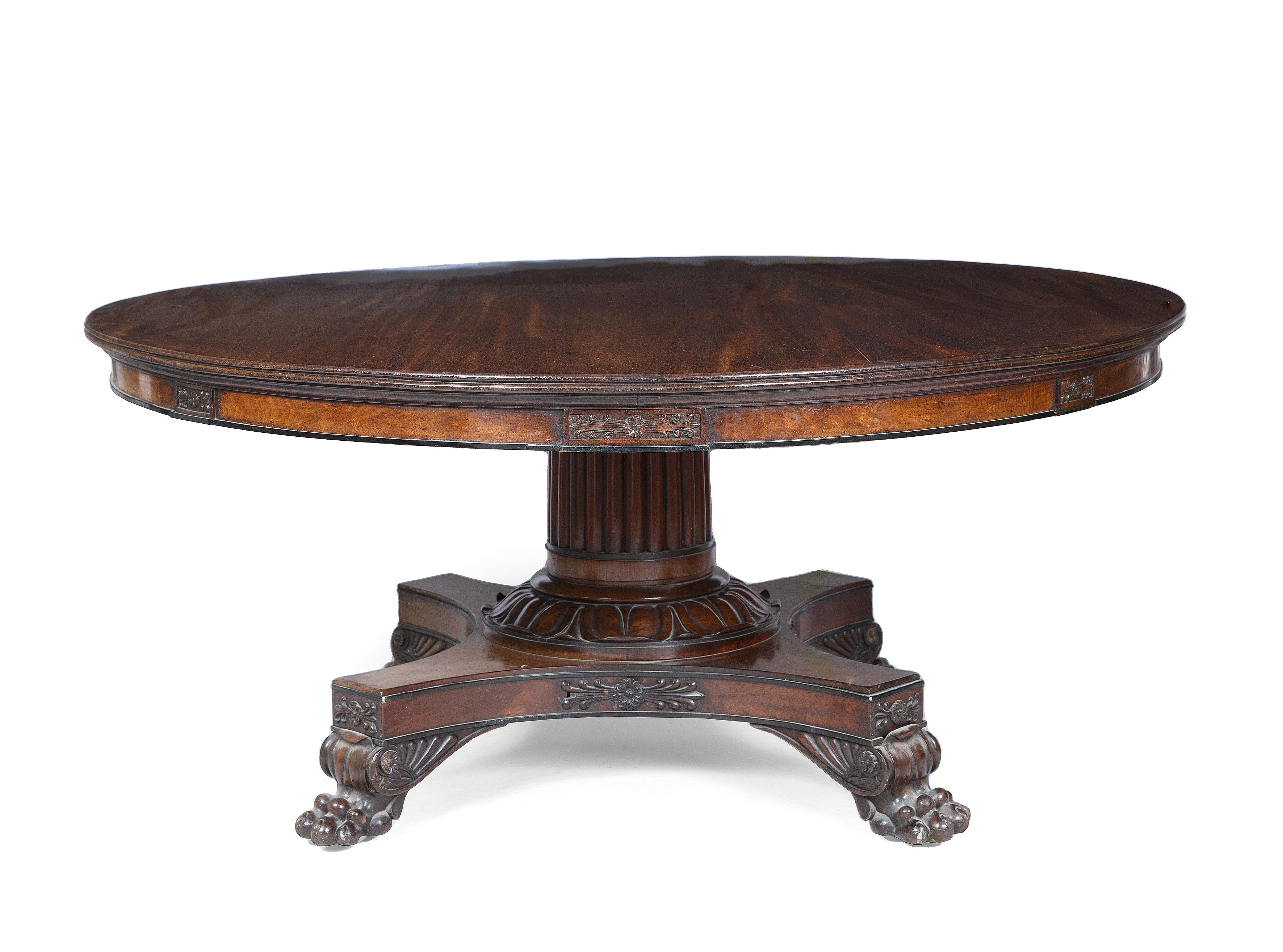 Monumental Regency Mahogany Centre Table