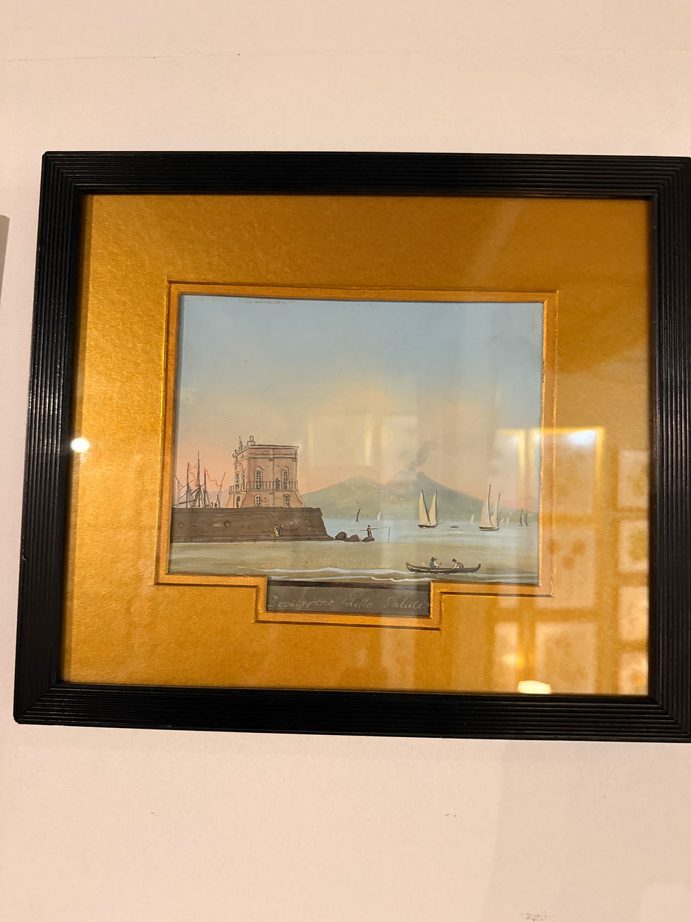 Thumbnail: Set of Six 19th Century Grand Tour Gouaches