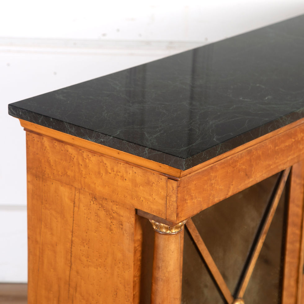 Thumbnail: Regency Birds-Eye Maple Side Cabinet