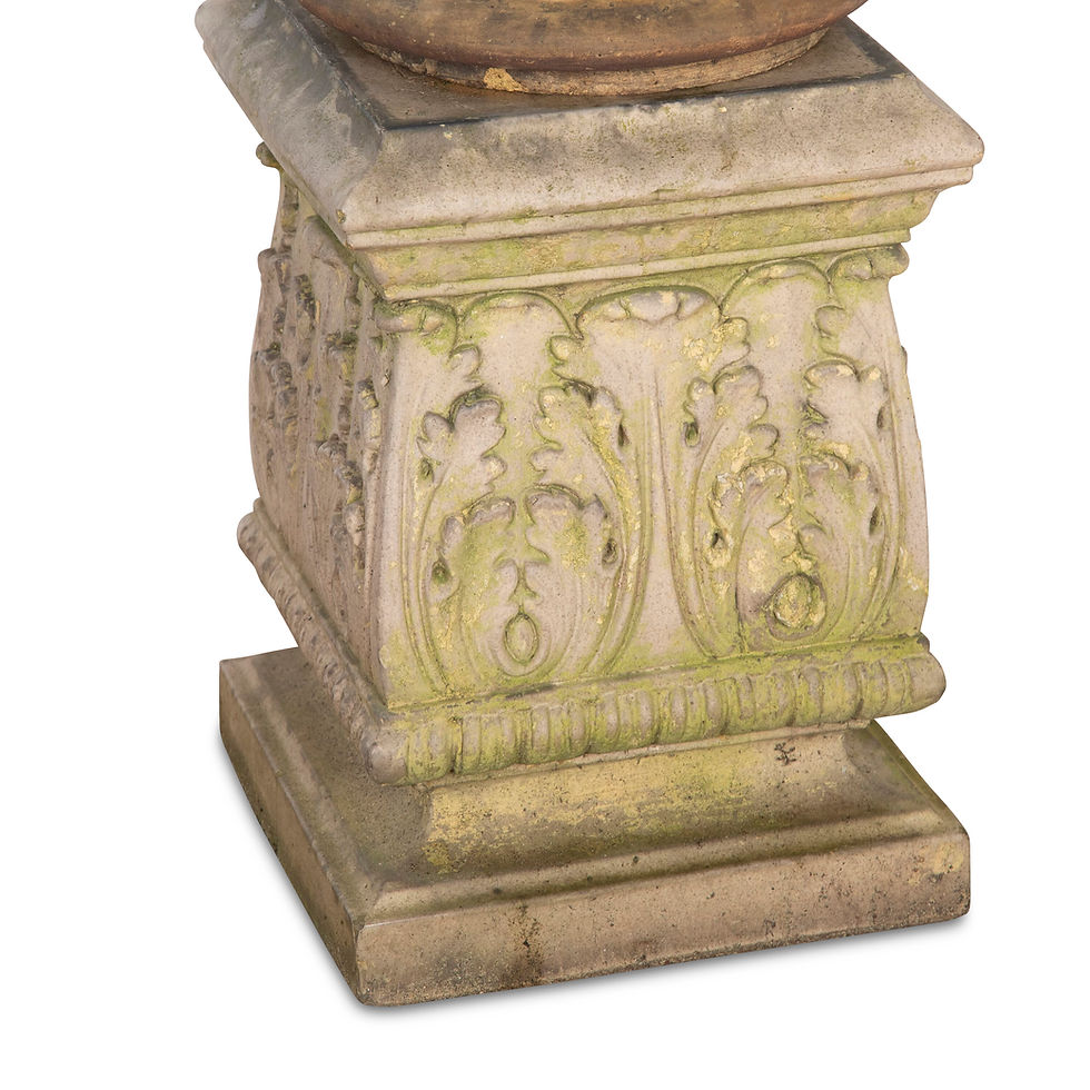 Thumbnail: 19th Century Terracotta Urn on Pedestal