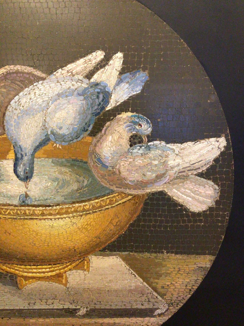 Thumbnail: C19th Grand Tour Italian Micro-Mosaic Marble Plaque