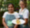 The Vegan school student with their vegan pasta
