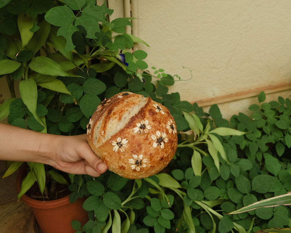 Hand on Sourdough class at The Vegan School