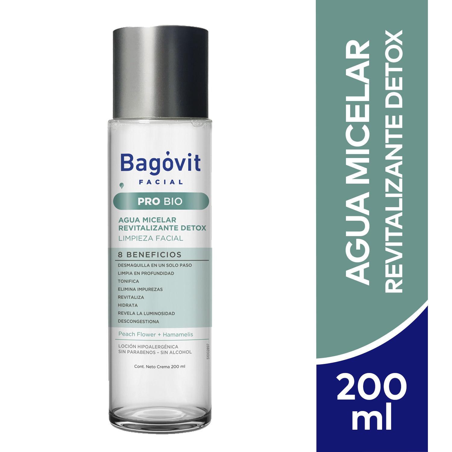BAGÓVIT - AGUA MICELAR PRO BIO 200ml.
