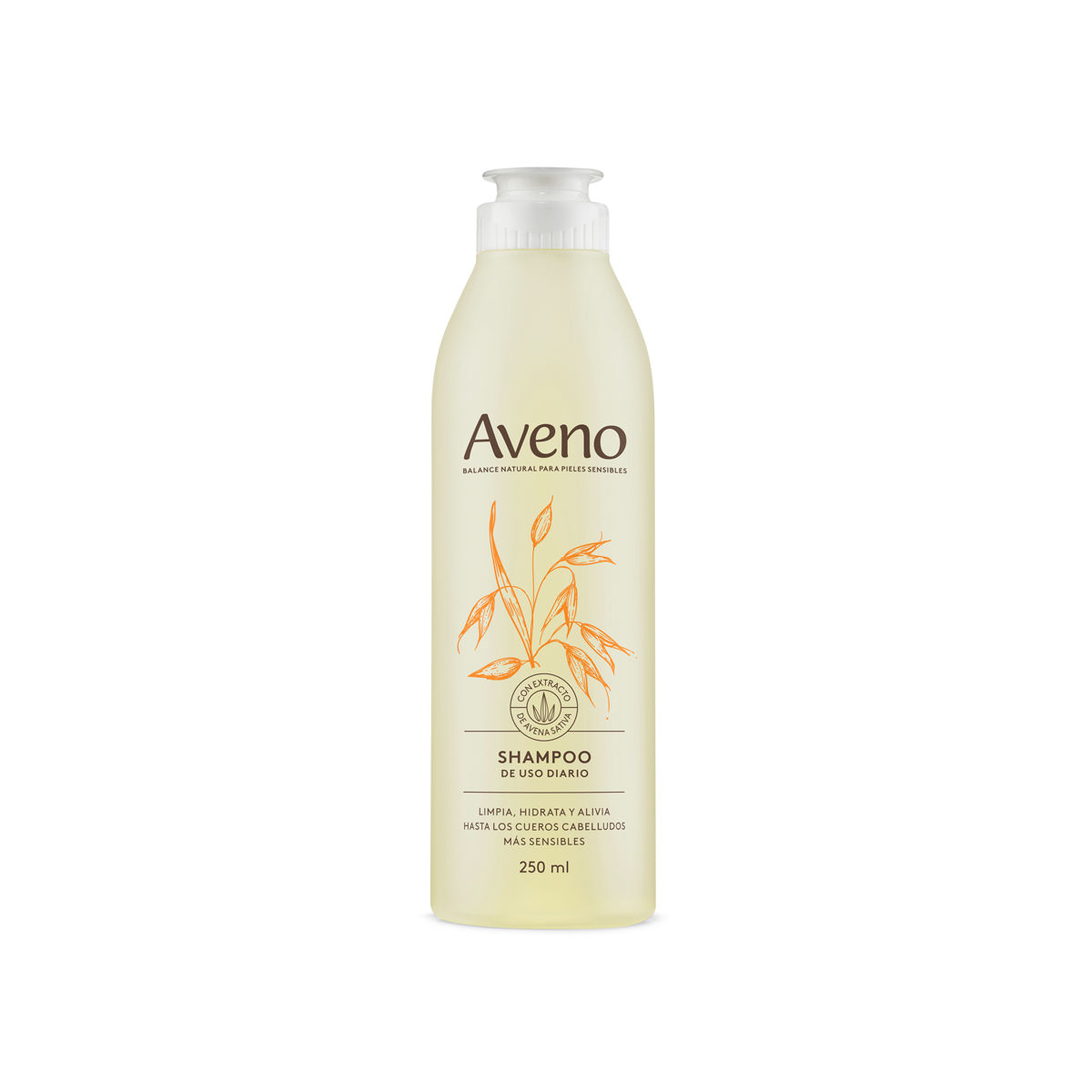 AVENO - SHAMPOO HIDRATANTE Y EMOLIENTE 250ml.