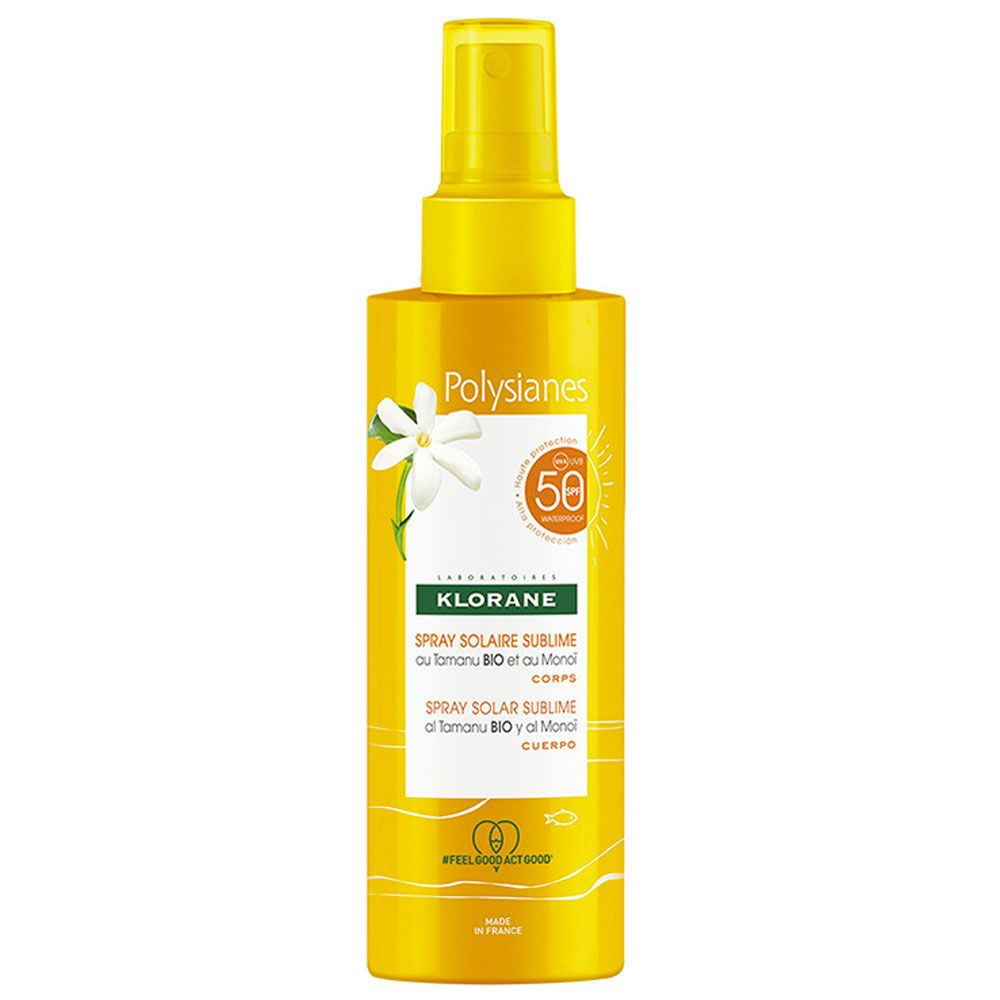 KLORANE - POLYSIANES SPRAY SOLAR SUBLIMADOR SPF 50 200ml.