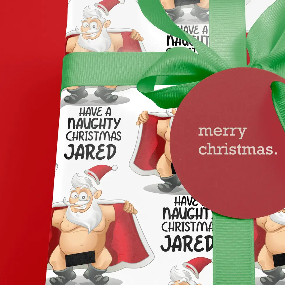 adult gag gift wrap secret santa
