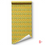 Thumbnail: Customizable Smiling T-Rex Stripes Personalized Gift Wrapping Paper - Blue and Orange Smiling T-Rexes on Yellow Background