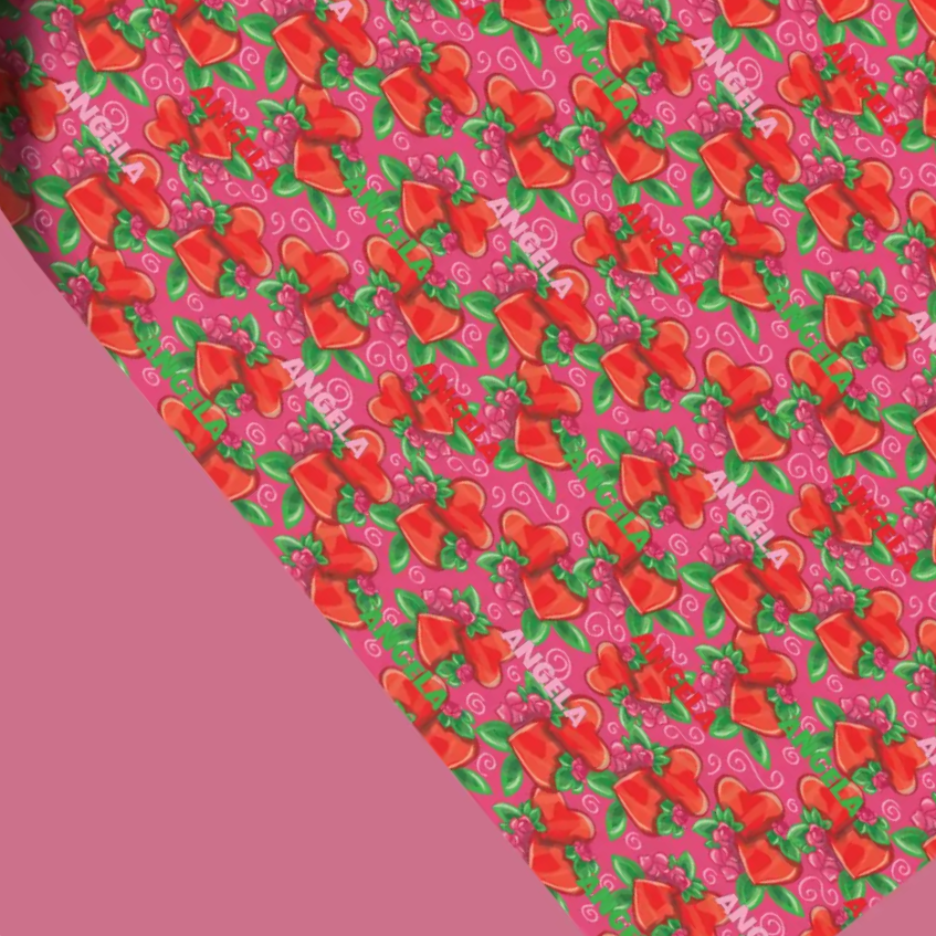 lush floral anniversary gift wrap