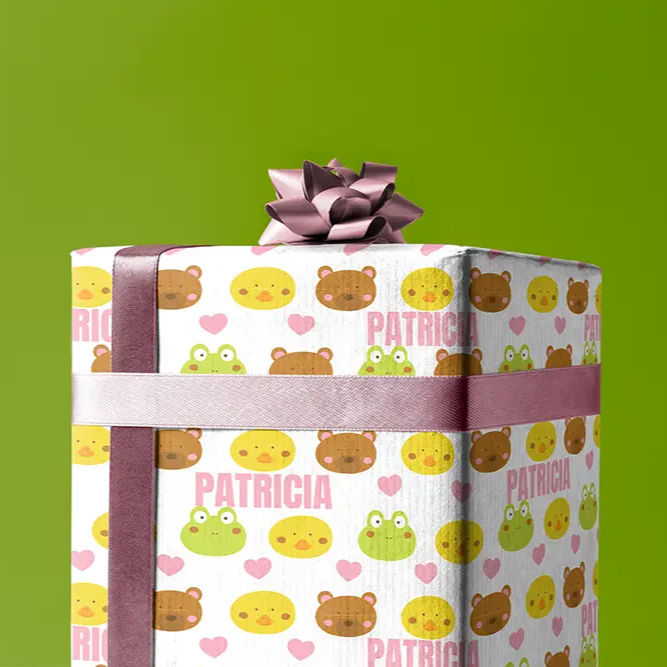 kids birthday wrapping paper