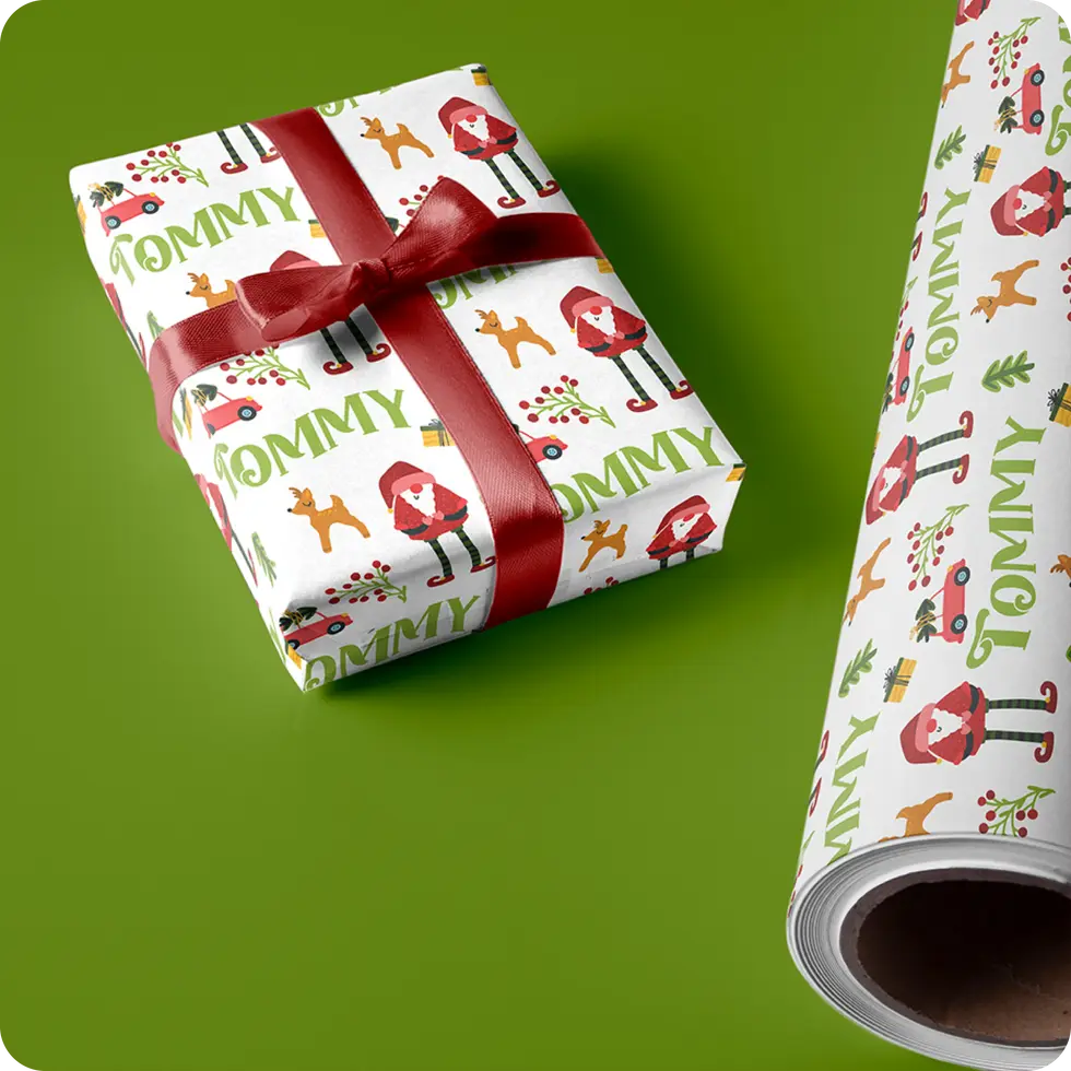 recyclable kids christmas wrap