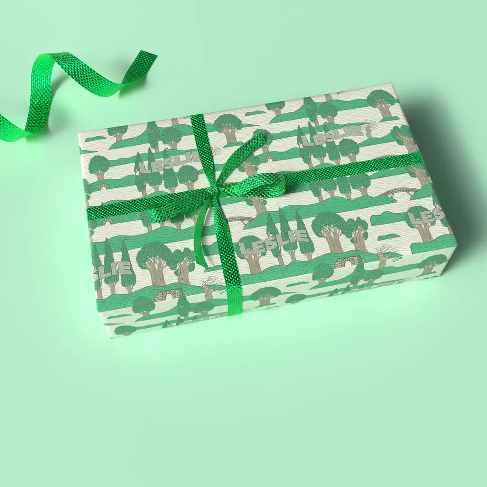 personalized outdoor lover gift wrap