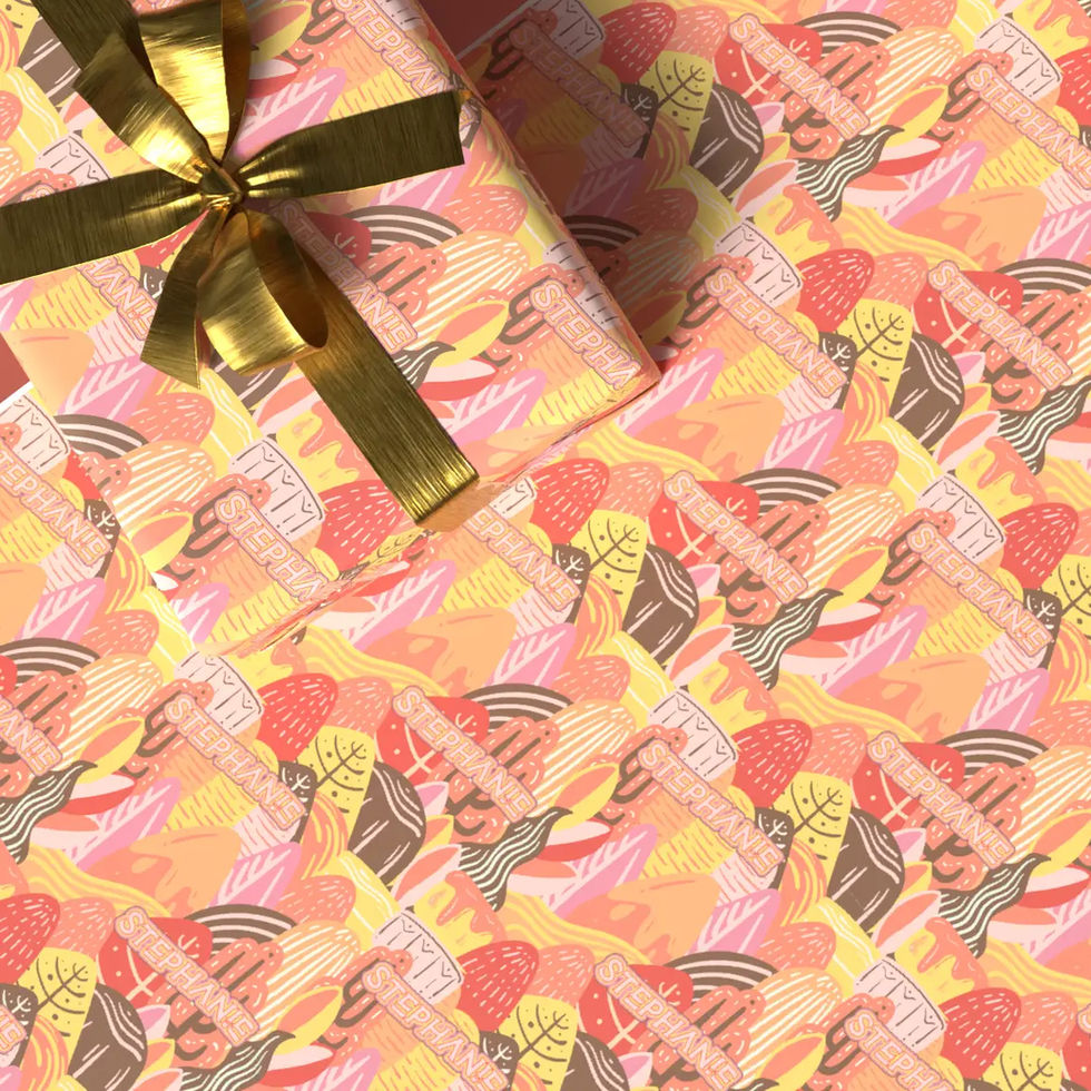 custom birthday paper for her