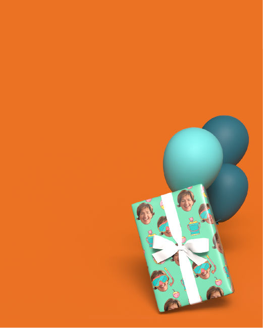 personalized birthday wrapping-paper