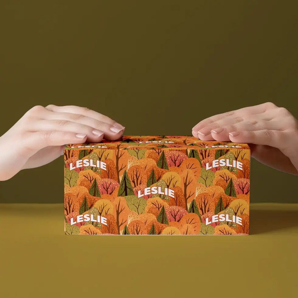 personalized name wrapping paper