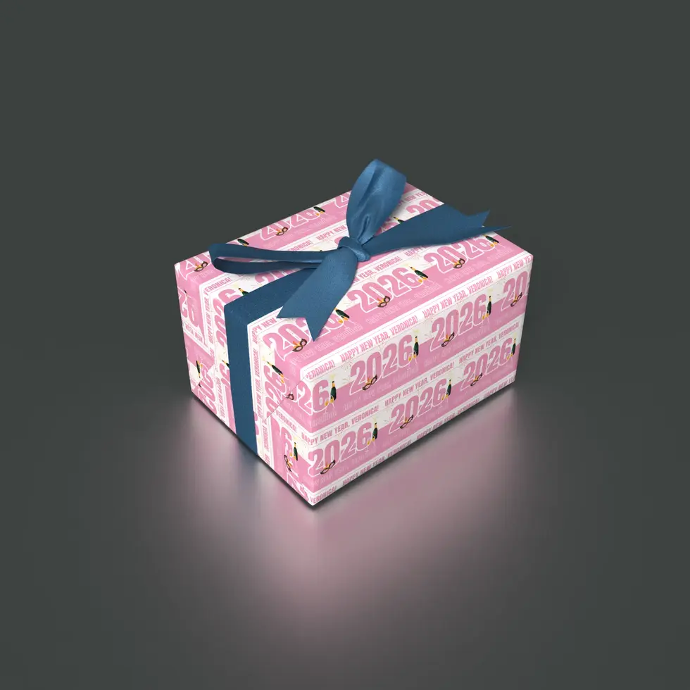 custom new year’s eve party wrapping paper