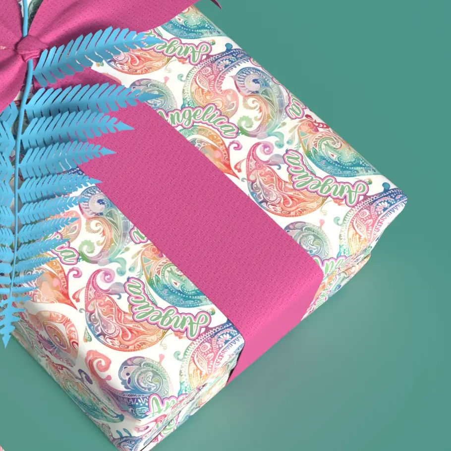 personalized gift wrap for women