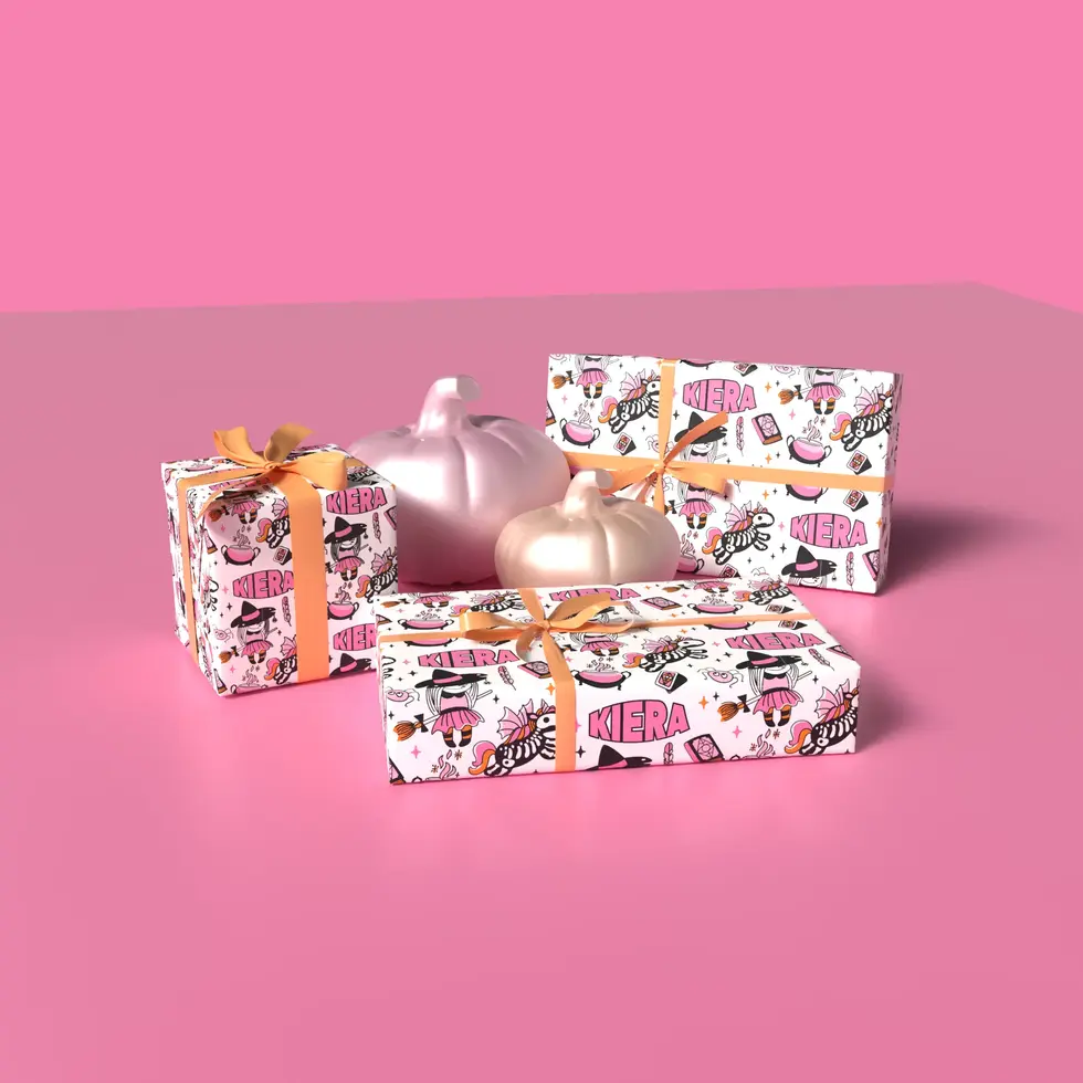 skeleton pony halloween paper custom