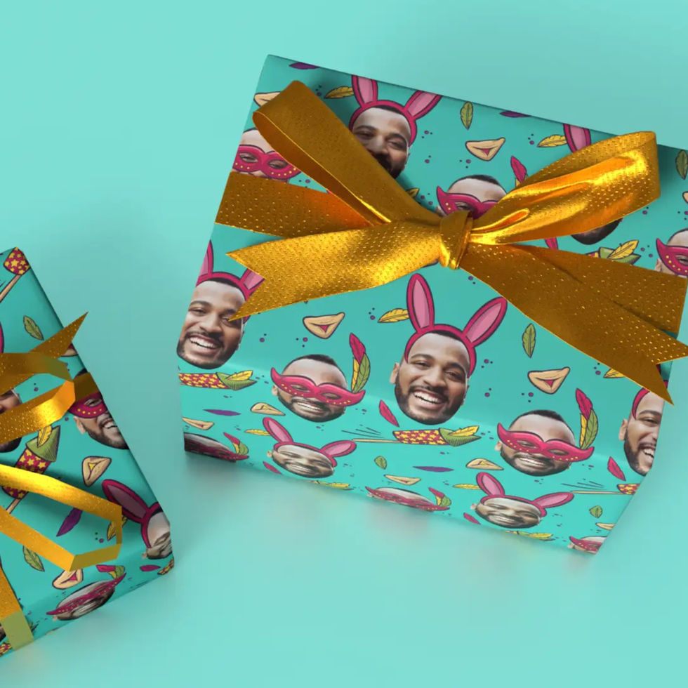 personalized wrapping paper