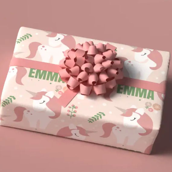 personalized first birthday wrap