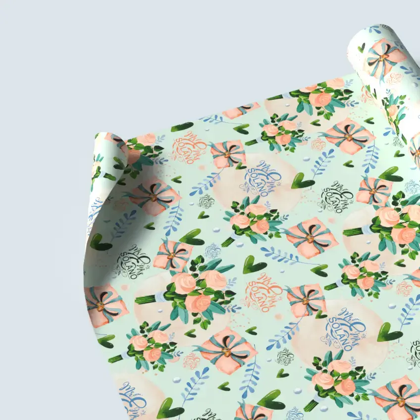 romantic anniversary gift wrap