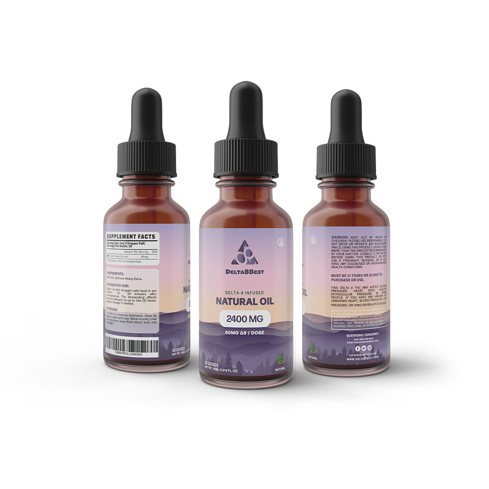 BULK 2400mg DELTA 8 TINCTURES