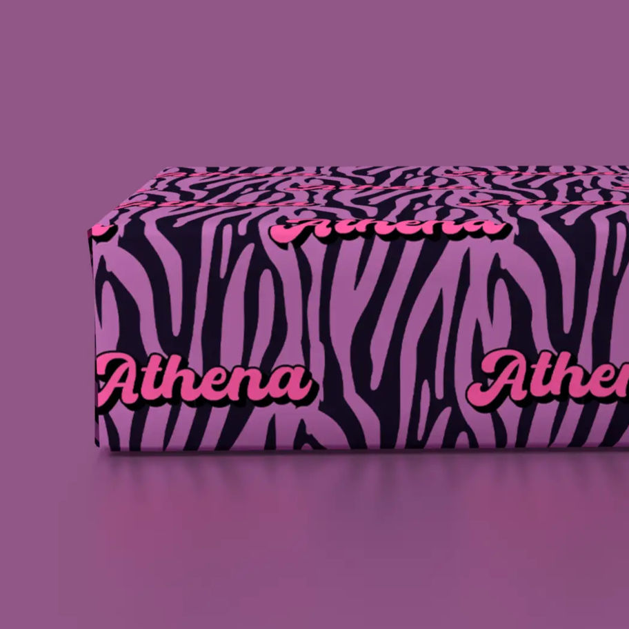 personalized wrapping paper for her
