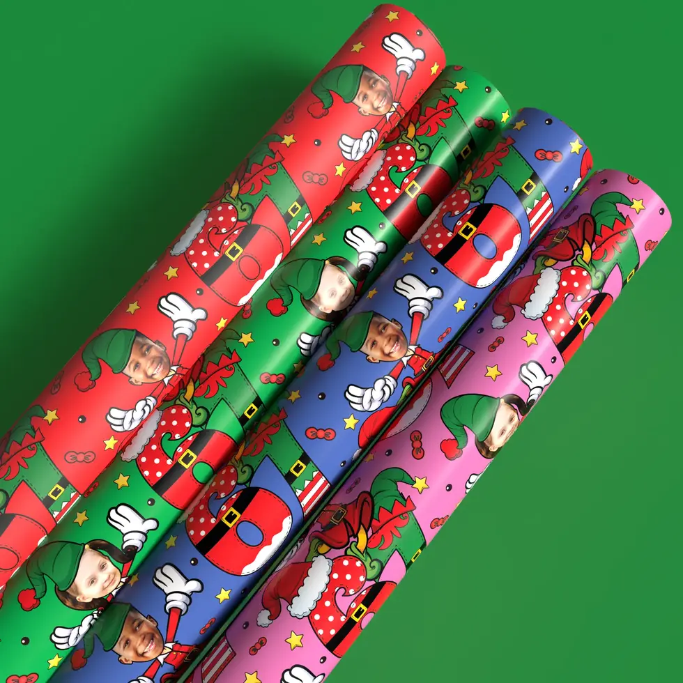 custom face elf gift wrap with 67 trend