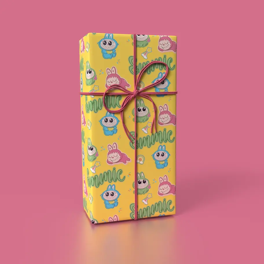 personalized wrapping paper