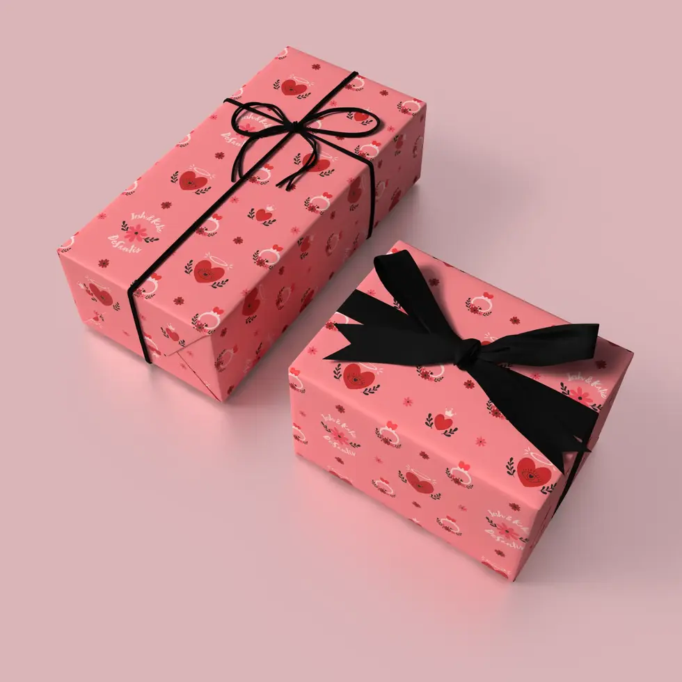 personalized wrapping paper