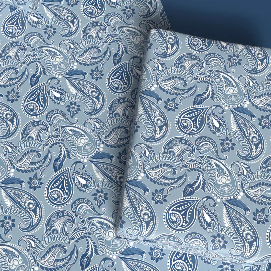 personalized wedding gift wrap