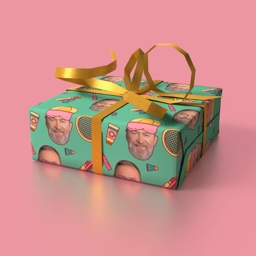 personalized birthday wrapping paper