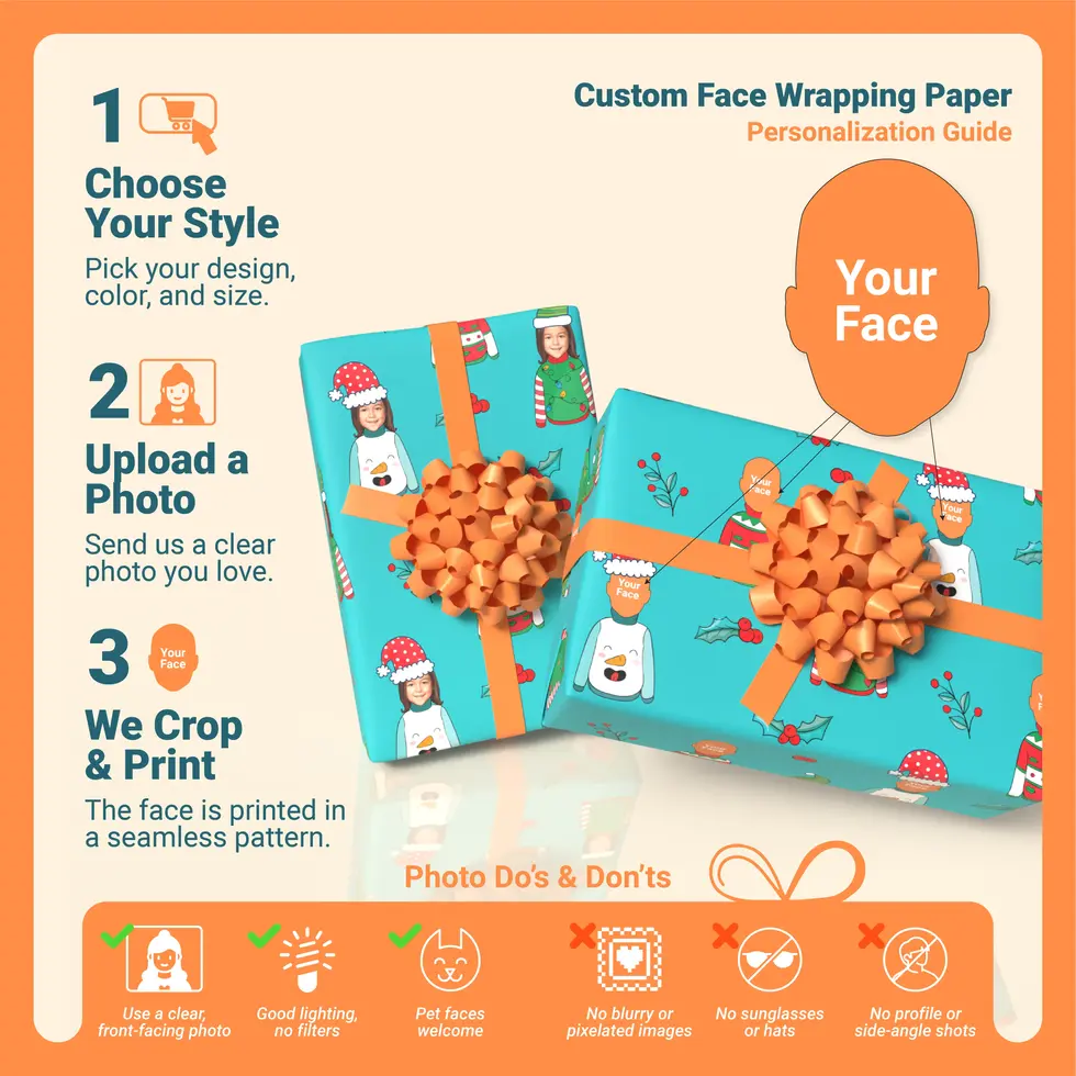 wrap crafters personalized face paper