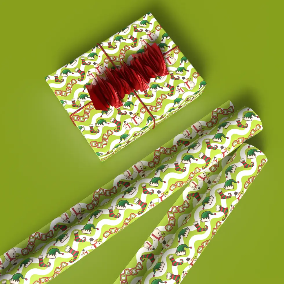personalized Christmas wrapping paper