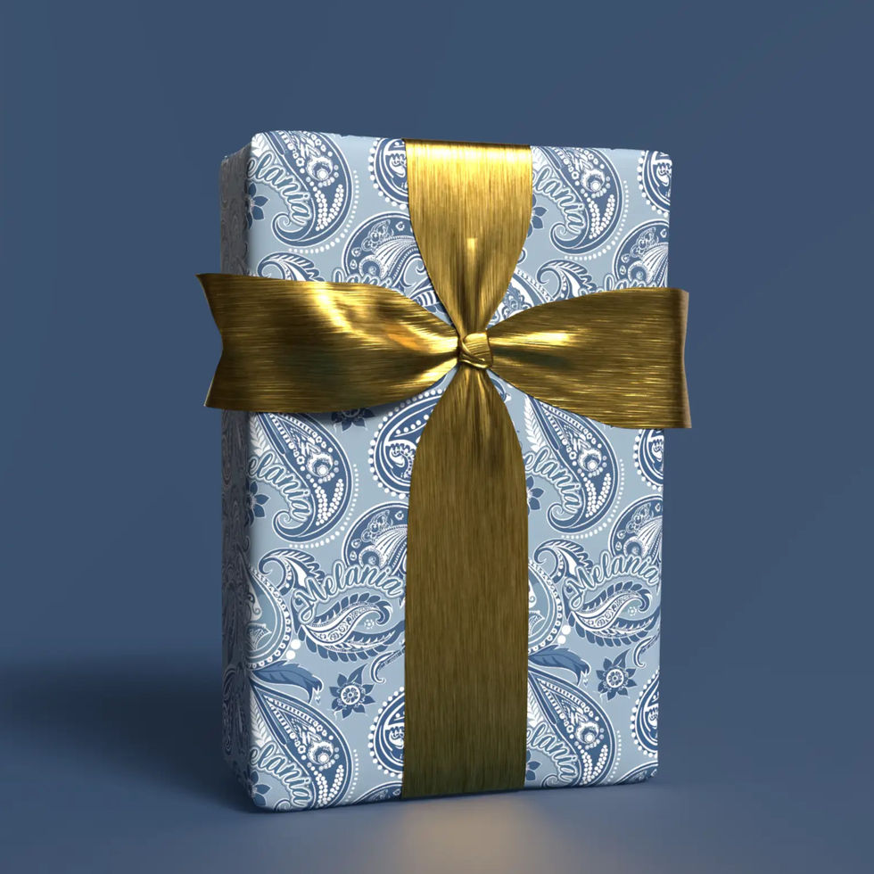 custom name anniversary wrap