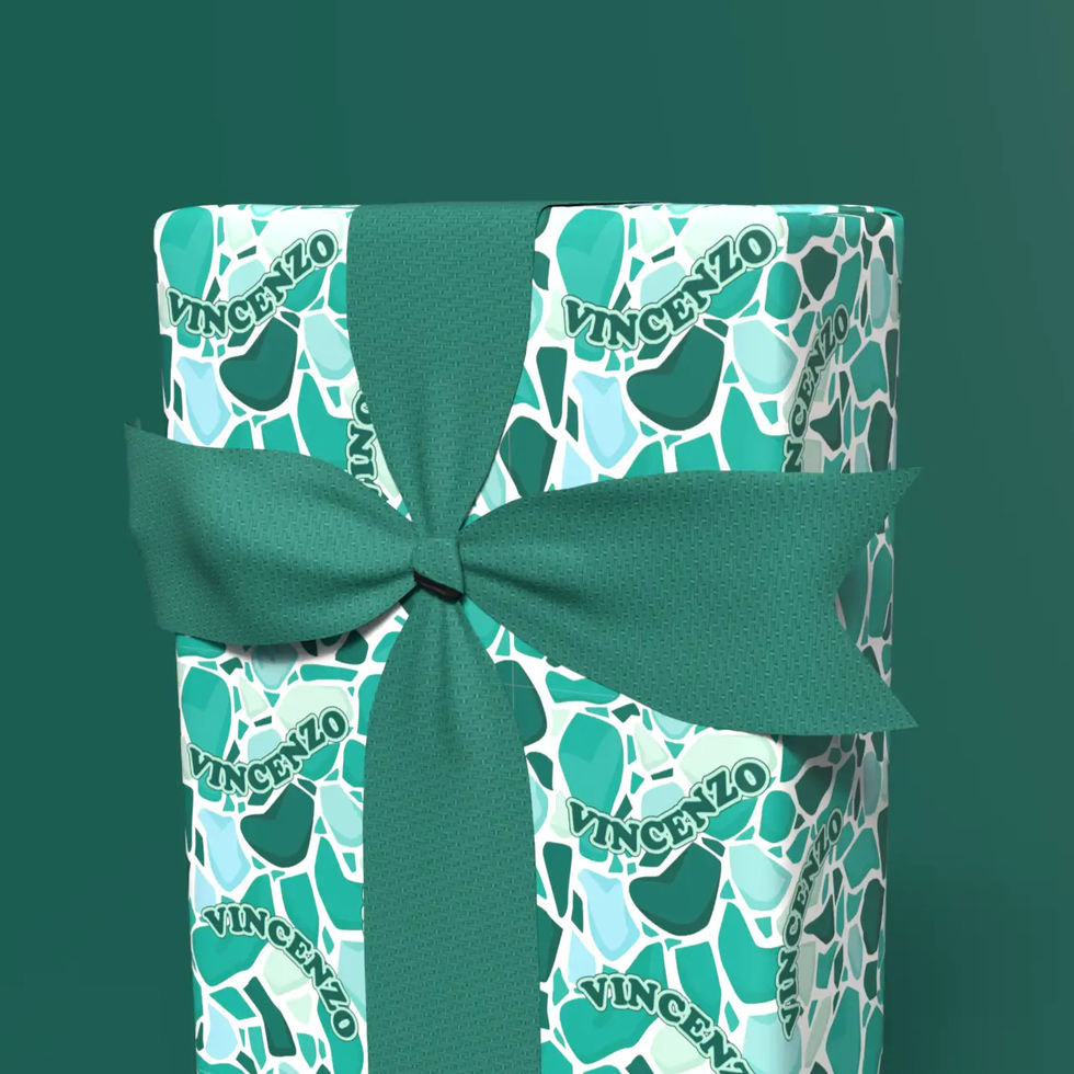 modern personalized gift wrap for men