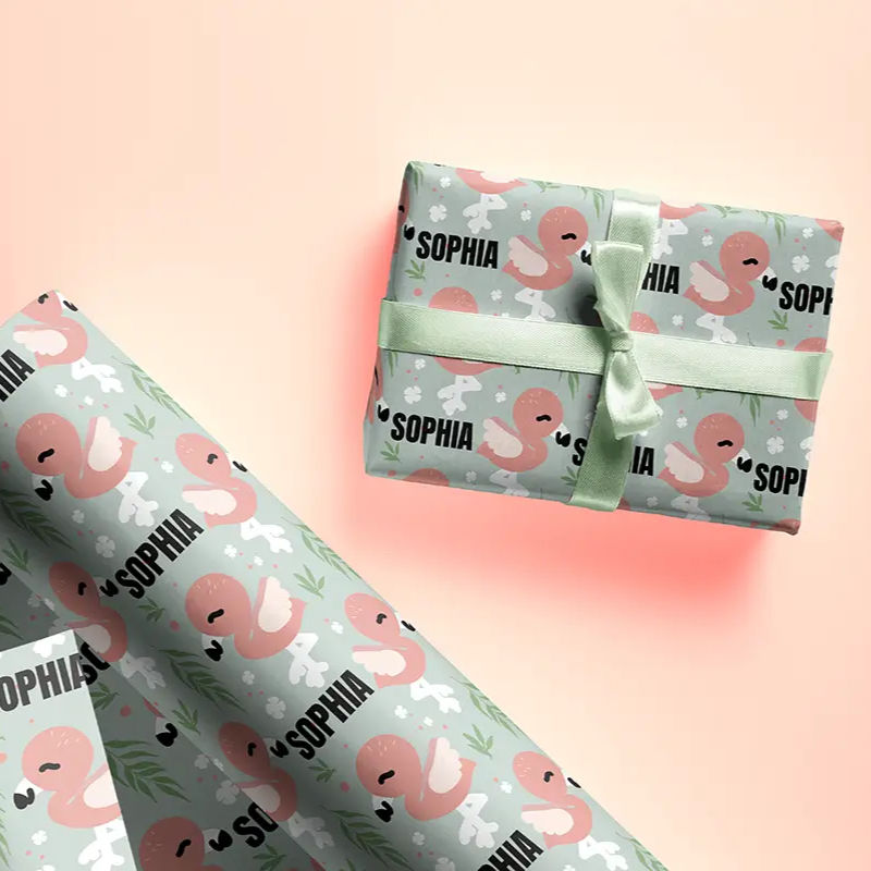 summer party wrapping paper