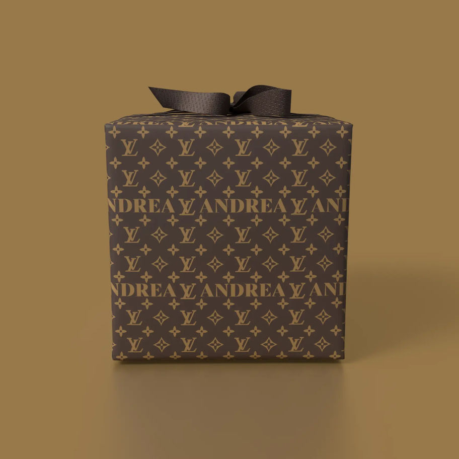 personalized wrapping paper