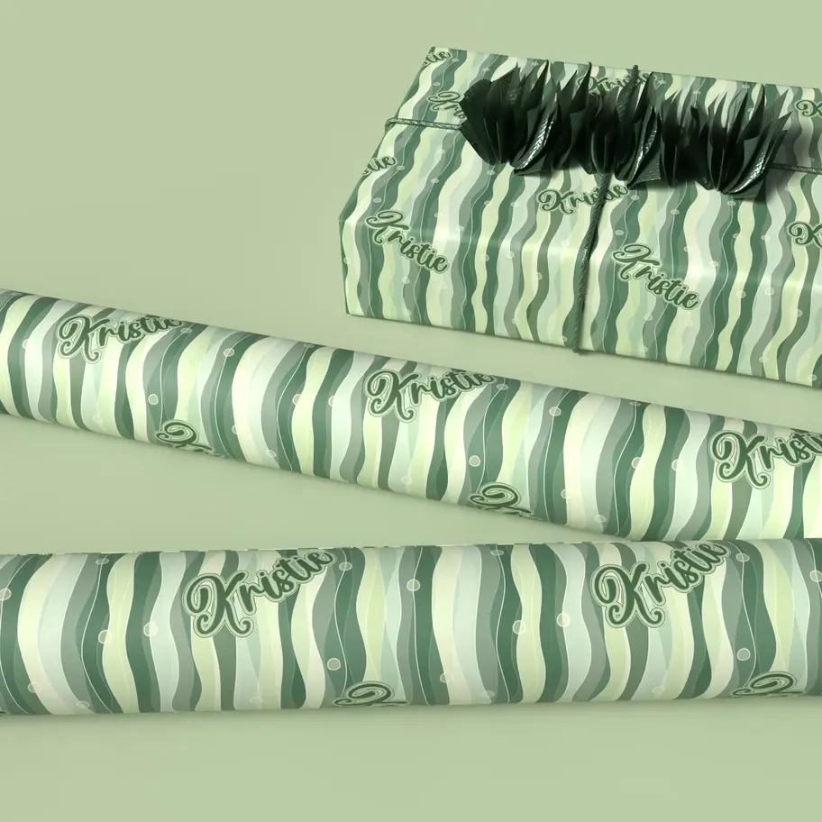 personalized wrapping paper