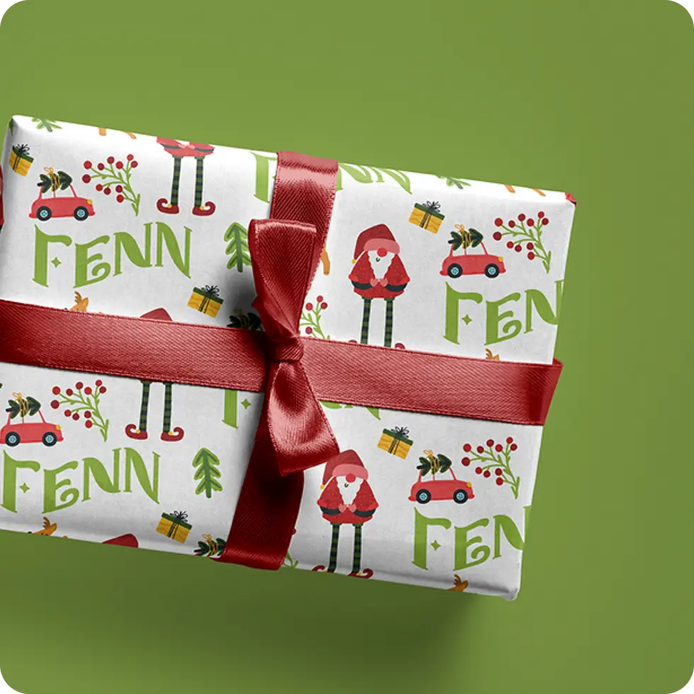 wrap crafters personalized santa squad paper