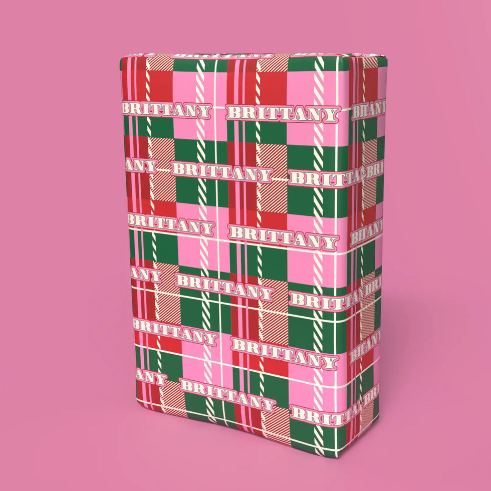 custom name graduation gift wrap